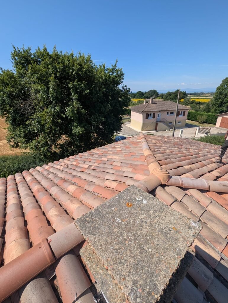 Remplacement de tuiles Monestier-du-Percy