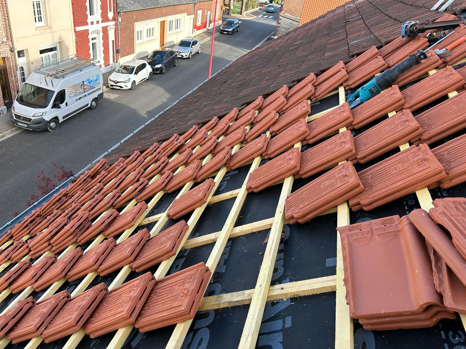 Réfection de toiture à Monestier-du-Percy